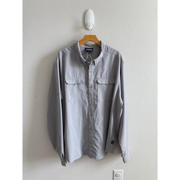 Patagonia Men’s NWOT Self-Guided Outdoor‎ Performance Hiking Longsleeve Sz XXL - Picture 2 of 7
